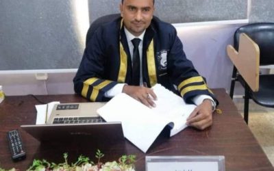 اليوسفي يبارك للباحث بسام محمد عبد ناصر الطالبي  نيله شهاده الدكتوراه بامتياز