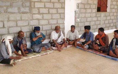 رئيس انتقالي أحور ونائبه يزوران قوات اللواء الثالث دعم وإسناد المرابط في المديرية