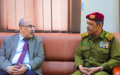 رئيس الجمعية الوطنية يزور قائد المنطقة العسكرية الثانية