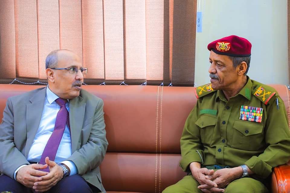 رئيس الجمعية الوطنية يزور قائد المنطقة العسكرية الثانية