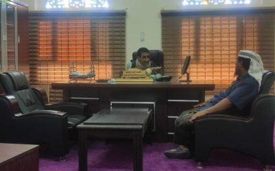 لقاء يضم  مدير عام خنفر” اليوسفي” ومدير عام مكتب الاتصالات أبين  ومناقشة عدد من المشاريع القادمة للمديرية