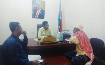رئيس تنفيذية انتقالي أبين يلتقي الفنان عبد الله مقادح