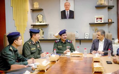 وزير الدولة محافظ العاصمة عدن يناقش مع وزير الداخلية عددا من القضايا ذات الاهتمام المشترك