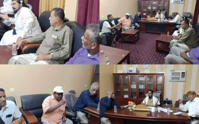 مدير عام خنفر “اليوسفي “يلتقي بمدراء المكاتب  المعنية لإنطلاق الحملة التوعوية لمنع ظاهرة إطلاق الإعيرة النارية في المناسبات