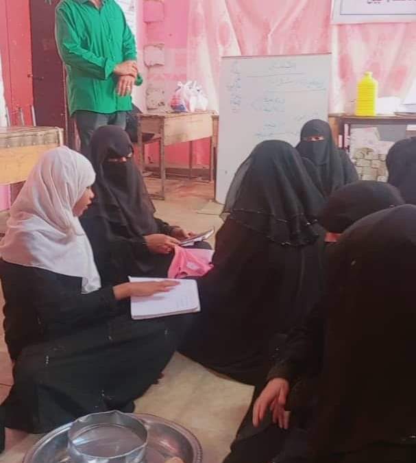 مؤسسة البركة للتنمية مستمره في تنفيذ دوراتها في الأغذية الرمضانيه الخفيفة للنساء المنطقة