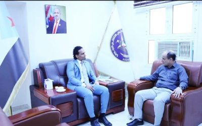 عضو هيئة رئاسة الانتقالي “السقاف”  يلتقي مدير عام مديرية دارسعد