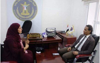 السقاف يلتقي الإدارة العامة للمبادرات المجتمعية في العاصمة عدن