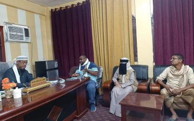 مدير عام مديرية خنفر “اليوسفي”يلتقي فريق منظمة كير العالمية