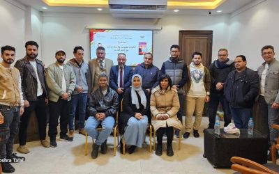 مؤلف كتاب “الكوارث الطبيعية والأخطار البشرية في تاريخ اليمن القديم” في محاضرة بالمركز الثقافي