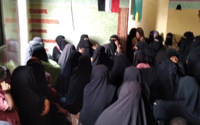 إدارة المرأة والطفل بانتقالي خنفر يلتقي بالقيادة النسوية بمركز الرواء ويناقش اوضاعه