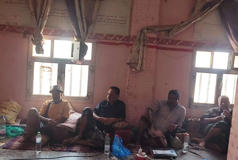 لحج: رئيس مؤسسة بصمة أمل للتنمية بطورالباحة يلتقي بممثلي الجمعية الوطنية للبحث العلمي بمحافظتي لحج وأبين
