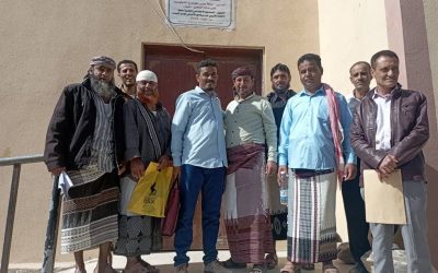 اجراء دور الاستلام والتسليم بين مديري مكتب صحة سرار السلف والخلف