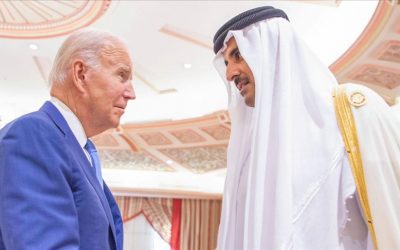 أمير قطر وبايدن يبحثان جهود التوصل لاتفاق وقف إطلاق نار بغزة