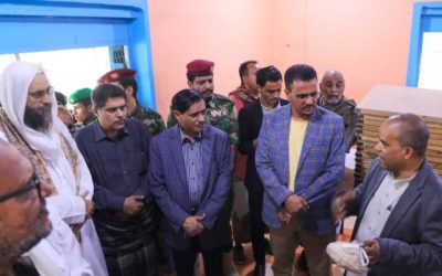 اللواء الركن فرج البحسني يطلع من محافظ حضرموت على نشاط السلطة المحلية