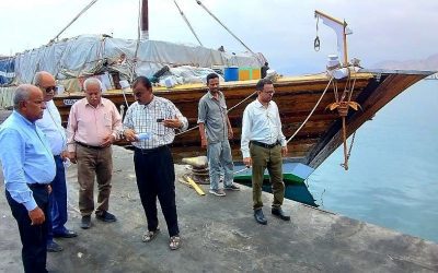 لجنة التقييم بوزارة الزراعة والأسماك تنقد نزول ميداني الى ميناء المكلا