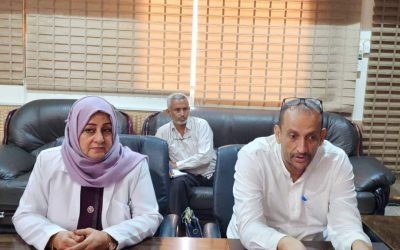 اجتماع مشترك في مستشفى الصداقة لمناقشة تأهيل البنية التحتية لأقسامه المتهالكة
