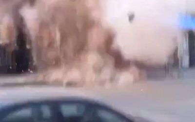 فيديو مروع للحظة انهيار عقار الإسكندرية يسفر عن مصرع 4 أشخاص