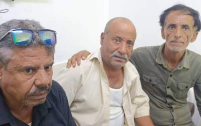 رئيس إنتقالي مديرية خنفر “بن عطاف”يقوم بزيارة مدير إدارة الشهداء والجرحى في المستشفى الالماني عدن والاطمئنان على صحته