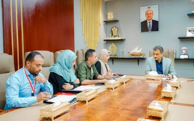وزير الدولة محافظ العاصمة عدن يبحث أوجه التعاون المشترك مع منظمة “يمن آيد”