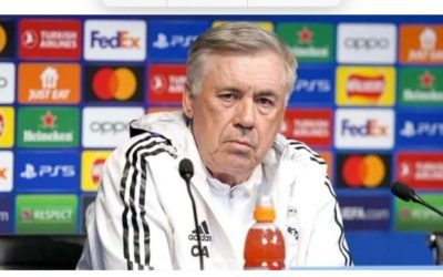 أول تعليق لأنشيلوتي على مواجهة السيتي بربع نهائي دوري أبطال أوروبا