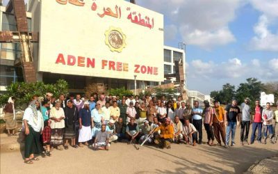 ضباط المنطقة الحرة يناشدون اللواء الزبيدي بتوقيف أي إجراءات صدرت بحق أراضي صُرفت