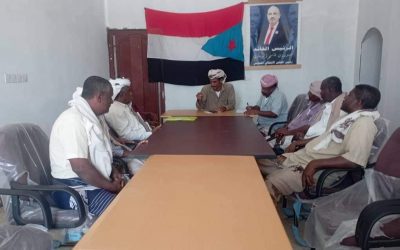 تنفيذية انتقالي مديرية احور تعقد اجتماعها الدوري لشهر مارس