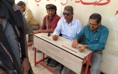 رئيس الهيئة التنفيذية لإنتقالي خنفر “بن عطاف “يزور إدارة الأحوال المدنية والسجل المدني في المديرية