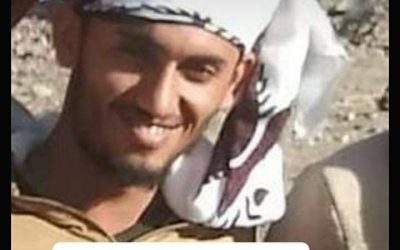 قائد كتيبة المهام باللواء الثالث مشاة  يبعث رسالة تعزية ومواساة  في استشهاد الشهيد بشار شايف ناجي