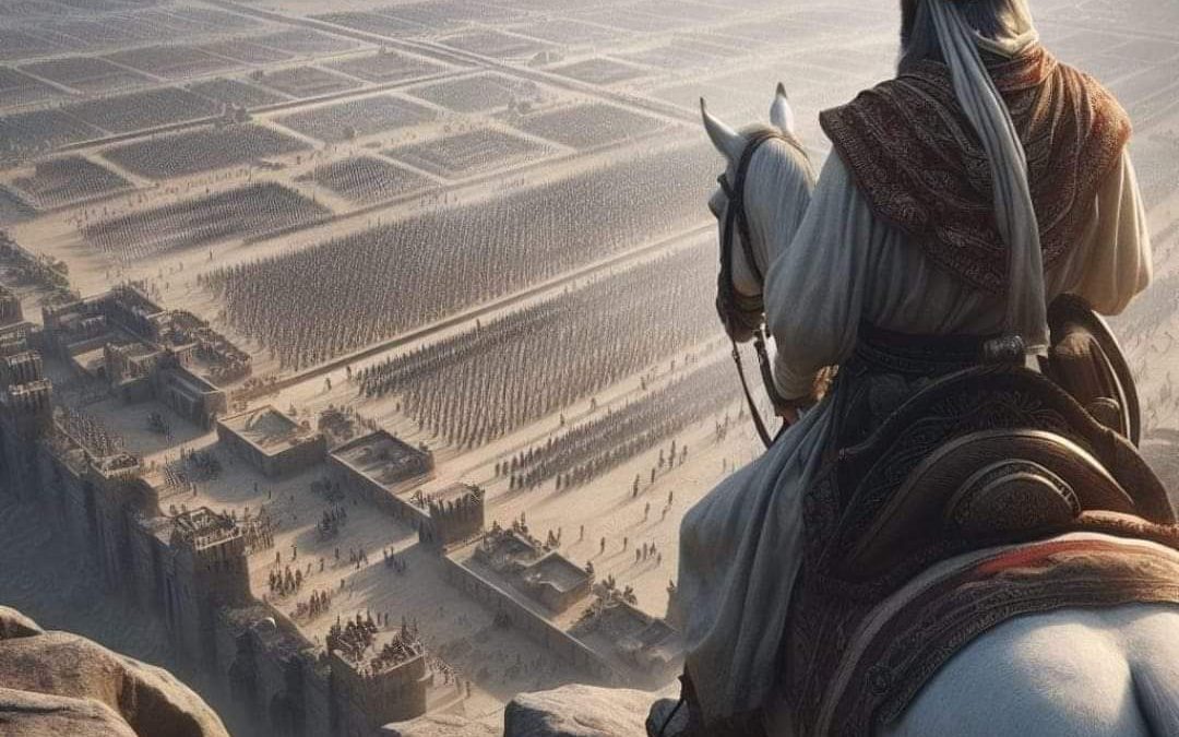 عندما وقف خالد بن الوليد في مرتفع ليرى تموضع جيوش الروم قبل معركة اليرموك الفاصلة قال : هؤلاء قوم لا علم لهم بالحرب