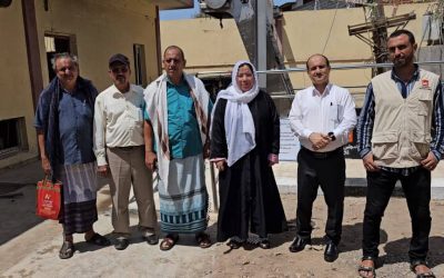 مدير عام دارسعد يدشّن إفتتاح مشروع إنشاء آلة فصل المخلفات الصلبة الميكانيكية ( سي كرين ) لمضخة المجاري الواقعة في نبر 6