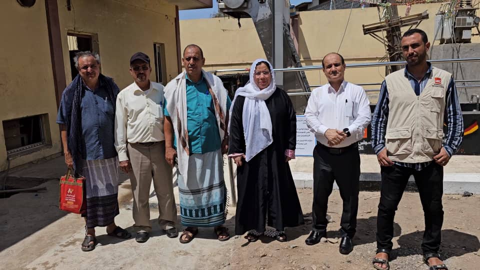 مدير عام دارسعد يدشّن إفتتاح مشروع إنشاء آلة فصل المخلفات الصلبة الميكانيكية ( سي كرين ) لمضخة المجاري الواقعة في نبر 6