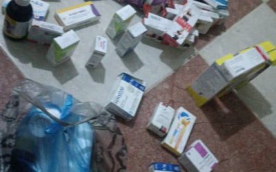مكتب الأشغال العامة مديرية خنفر يضبط عدداً من الأدوية المنتهية الصلاحية