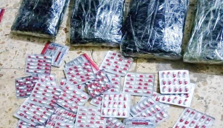 ضبط متهم بحوزته أكثر من 2500 حبة من الممنوعات في مديرية القطن بحضرموت