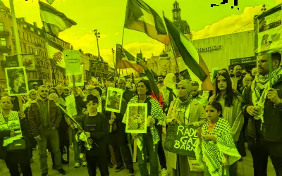 لندن.. آلاف المتظاهرين يطالبون بوقف إطلاق النار في غزة