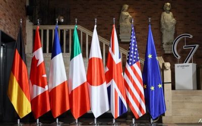 مجموعة السبع تتعهد بالتعاون في مواجهة إيران وروسيا