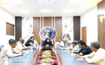 نيران سوقي تلتقي رؤساء الهيئات التنفيذية لانتقالي مديريات العاصمة عدن
