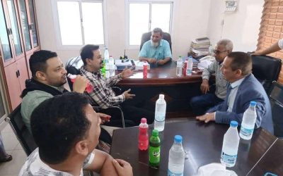 نائب مدير شركة النفط فرع المهرة يزور فرع الشركة بعدن لتبادل الخبرات وتعزيز اوجه التعاون