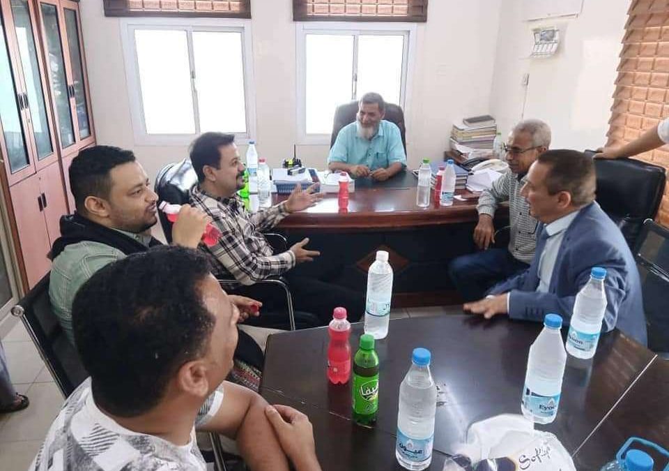 نائب مدير شركة النفط فرع المهرة يزور فرع الشركة بعدن لتبادل الخبرات وتعزيز اوجه التعاون