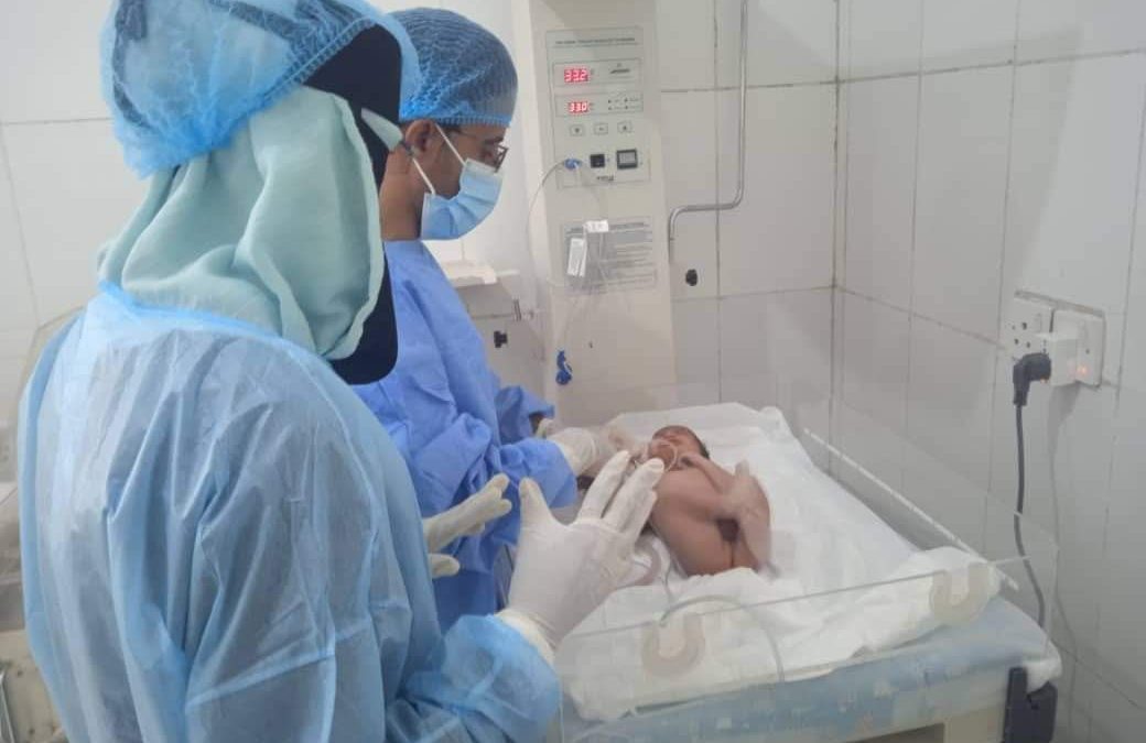 مستشفى أحور يشهد ثاني عملية جراحية قيصرية خلال  أسبوع