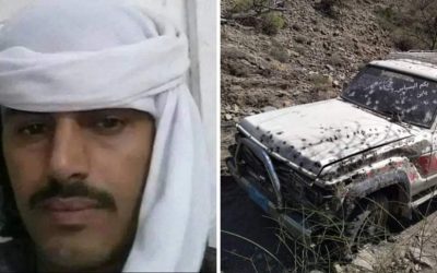 لغم حوثي ينزع فرحة العيد استشهاد مواطن وإصابة اخرين بينهم نساء بلودر أبين