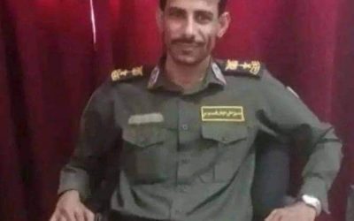 المقدم حسين المسعودي  يعزي مدير عام أمن أبين في وفاة ابن كريمته