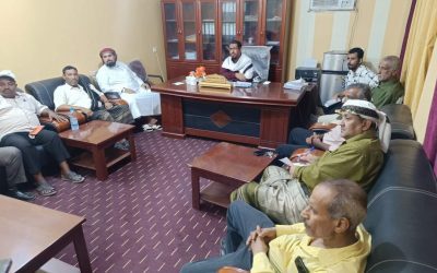 مدير عام خنفر “اليوسفي”يلتقي مدراء المكاتب التنفيذية المعنية   ومناقشة إجراءات مواجهة وباء  الكوليرا