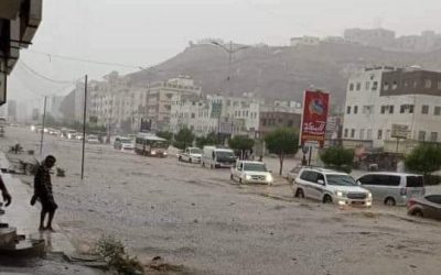 مركز الإنذار المبكر بحضرموت يصدر تنبيه رقم ((1)) من حالة من عدم الاستقرار الجوي تبدا من منتصف الأسبوع الجاري