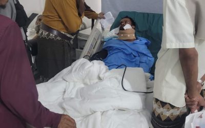 الدكتور النقيب يشرف على علاج  جرحى اللواء الثالث دعم وإسناد في المستشفى الأمريكي بالعاصمة عدن.