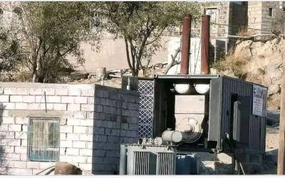 ماس كهربائي في أحد المحولات يتسبب في انقطاع التيار الكهربائي عن خط وادي سرار