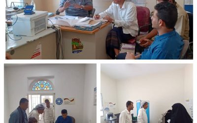 مدير عام مديرية المسيمير يتفقد الالتزام بالانضباط الوظيفي  في مرافق المكتب التنفيذي للمديرية