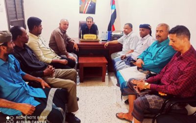نائب رئيس انتقالي أبين يلتقي رئيس النيابة العامة للاستئناف بالمحافظة