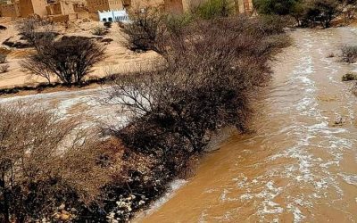 في إطار تأثيرات المنخفض الجوي. هطول أمطار متفرقة على أجزاء واسعة من محافظة شبوة،،