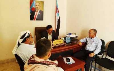 رئيس انتقالي أبين يلتقي مديري مكتب الأوقاف والشؤون الاجتماعية بالمحافظة