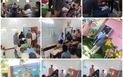 التوجيه الفني خنفر يشيد بالانضباط ومستوى تفاعل التلاميذ بمدرسة التميُّز الاهلية جعار المثلث ..